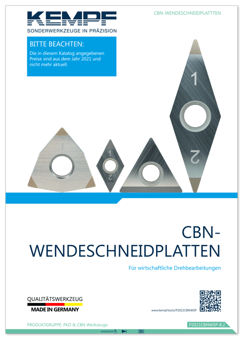 CBN Wendeschneidplatten Katalog